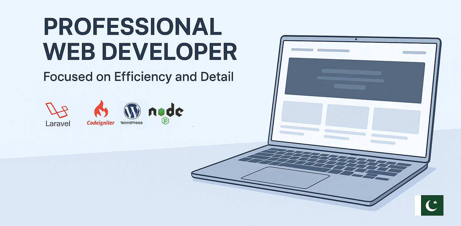 Website Developer in Pakistan | Custom Websites by Waqas