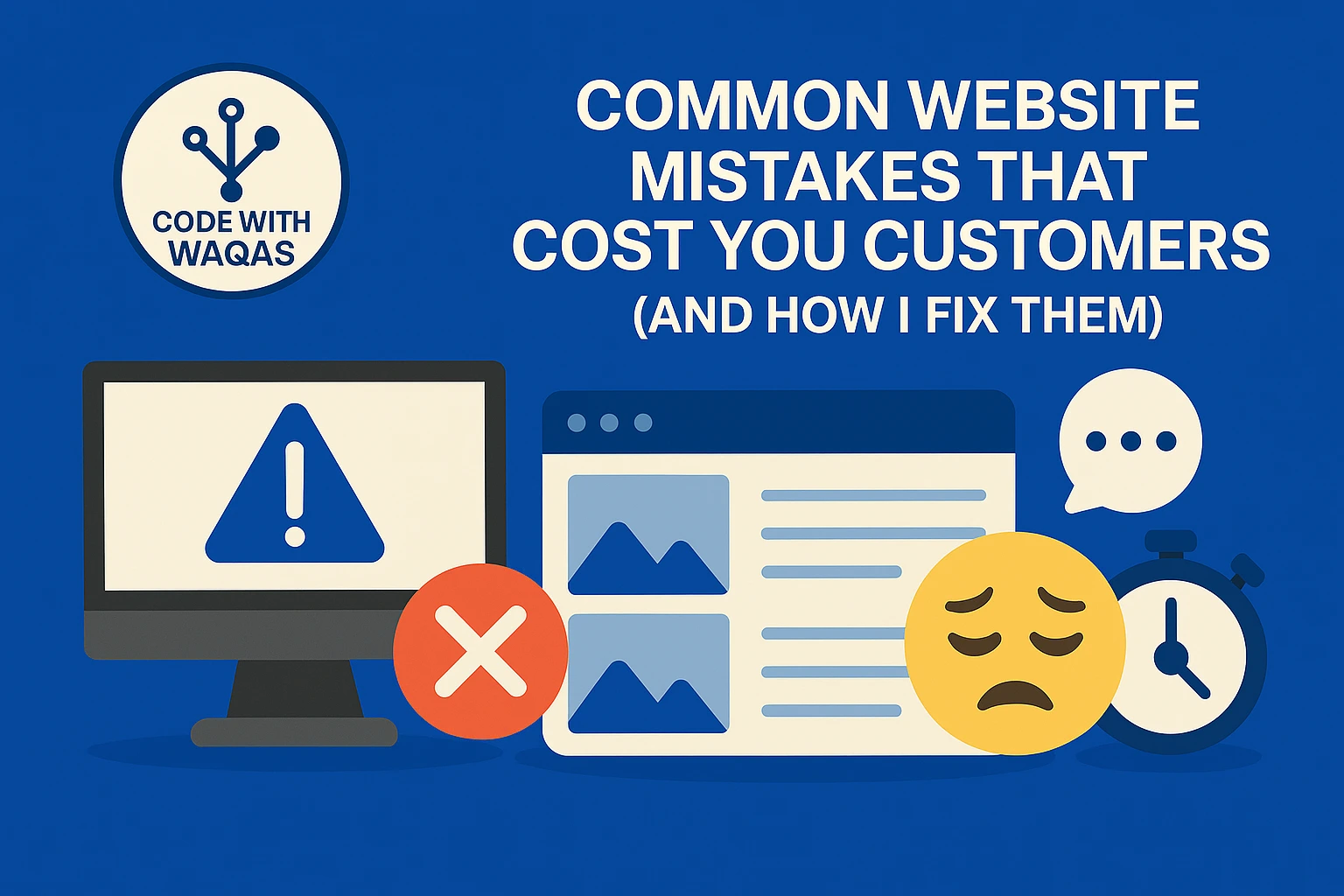 Common Website Mistakes That Cost You Customers (And How I Fix Them)